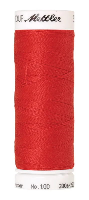 Amann - Amann Mettler naaigaren helderrood 0104