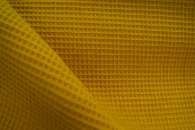 0267 - KN 0267-570 Waffelbaumwolle oker