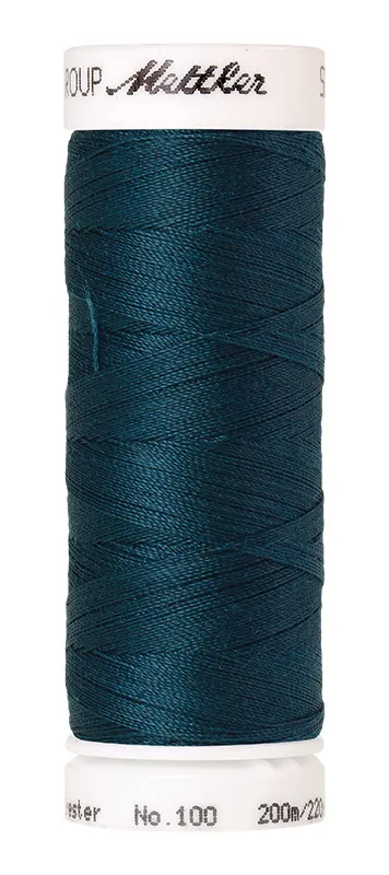 Garn - Amann Mettler naaigaren donker blauw-groen 0761