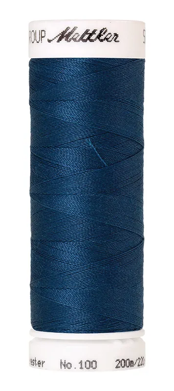 Garen - Amann Mettler naaigaren middenblauw 0806