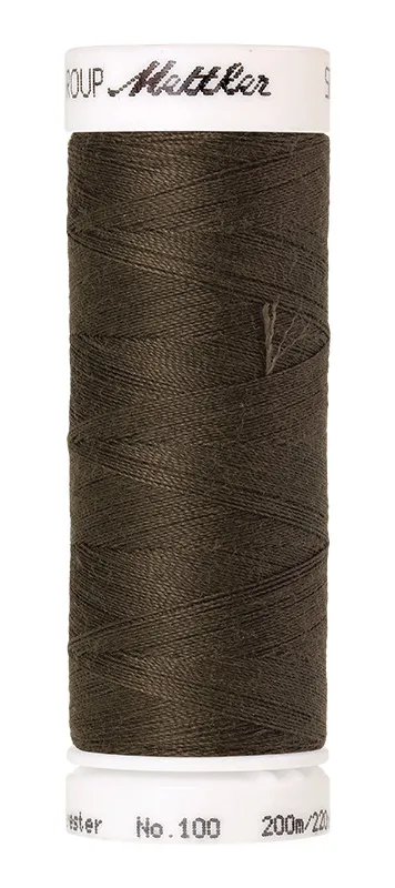 Garen - Amann Mettler naaigaren bruin/groen 1043