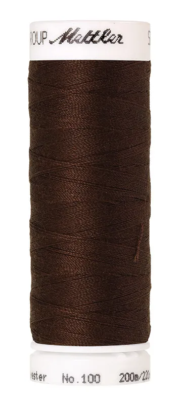Garen - Amann Mettler naaigaren donkerbruin 1224