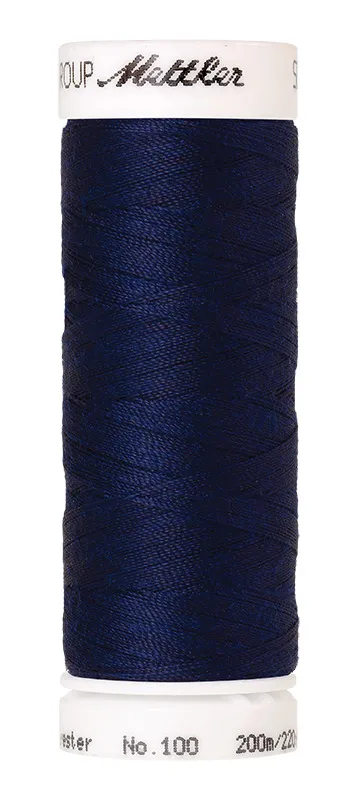 Garen - Amann Mettler naaigaren donkerblauw 1305
