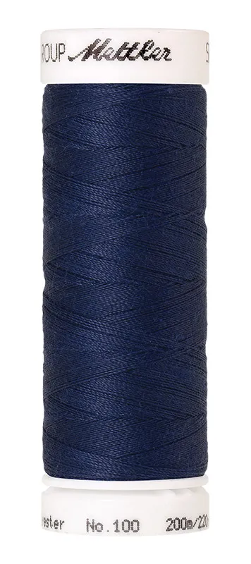 Blauw - Amann Mettler naaigaren donkerblauw 1467
