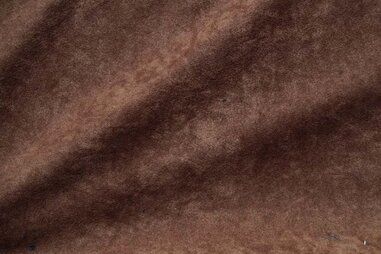 185gr/M² - Suèdine stof - suèdine - donkerbruin - 8800-058