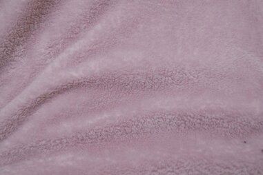 Fleece stoffen - Fleece stof - ultra soft - poederroze - 5358-112