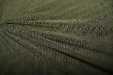Polyester en elastan stoffen - Polyester stof - Mesh - legergroen - 0695-213