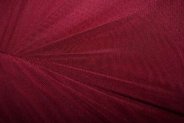 Laagjes kleding stoffen - Polyester stof - Mesh - bordeaux - 0695-405