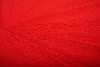 Laagjes kleding stoffen - Polyester stof - Mesh - rood - 0695-425