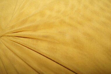 Laagjes kleding stoffen - Polyester stof - Mesh - maisgeel - 0695-575
