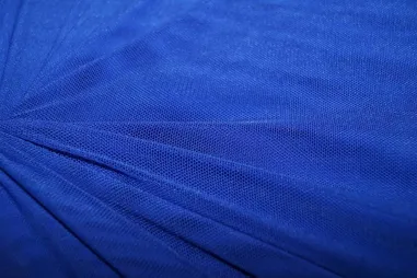 Polyester und Elastan - KN 0695-650 Mesh kobalt