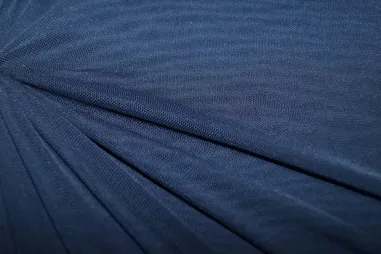 Polyester en elastan stoffen - Polyester stof - mesh - blauw - 0695-695