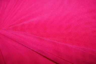 Laagjes kleding stoffen - Polyester stof - Mesh - fuchsia - 0695-875