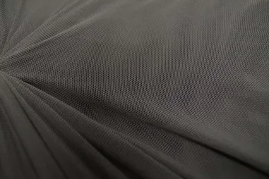 Polyester en elastan stoffen - Polyester stof - Mesh - donkergrijs - 0695-980