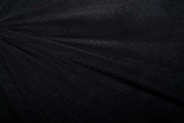 Polyester stoffen - Polyester stof - Mesh - zwart - 0695-999