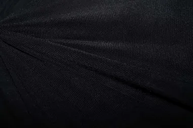 Polyester und Elastan - KN 0695-999 Mesh schwarz