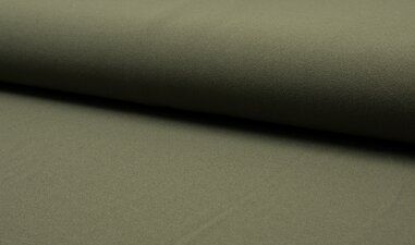 95% polyester, 5% spandex stoffen - Tricot stof - Light sucba crepe - legergroen - 1040-126