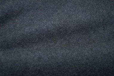 Fleece stoffen - Fleece stof - Organic cotton fleece grey - melange - 8001-068