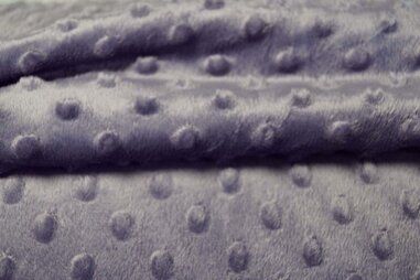 Plaid stoffen - Polyester stof - Fur Niply lila (minky - stof) - 0617-820
