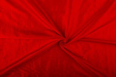 Rode stoffen - Taftzijde stof - rood - 5516-015