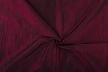 Interieur en decoratiestof Velvet - bordeaux - 1500-018 - Taftzijde stof - donker - bordeaux - 5516-018