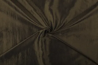 Pailletten stof - scallop sequin - groen - 0830-210 - Taftzijde stof - legergroen - 5516-027