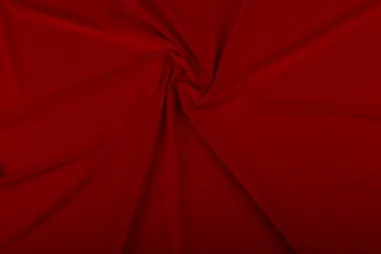 Rode stoffen - Lycra stof - Rood - 0365-015