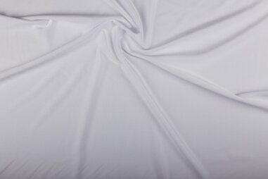 witte stoffen - Lycra stof - wit - 0365-050