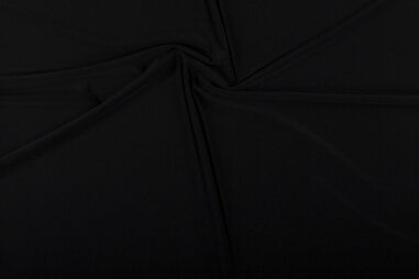 Sportkleding stoffen - Lycra stof - zwart - 0365-069