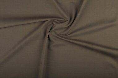 60% viscose, 35% polyamide, 5% elastan stoffen - Tricot stof - Punta di Roma - taupe - 0835-054