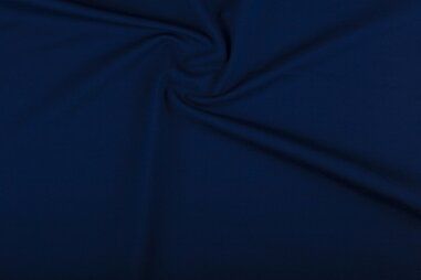 60% viscose, 35% polyamide, 5% elastan stoffen - Tricot stof - Punta di Roma - staalblauw - 0835-108