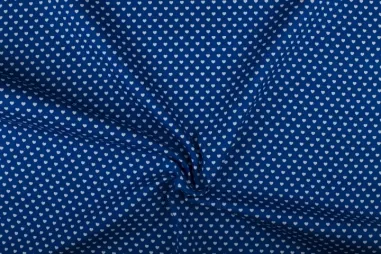 Ptx 997071-821 Molton-ähnlich hellblau - NB 1264-05 Baumwolle kleine Herzen kobaltblau