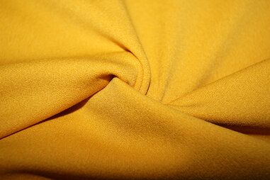 Okergele stoffen - Tricot stof - light scuba crepe - oker - 0692-575
