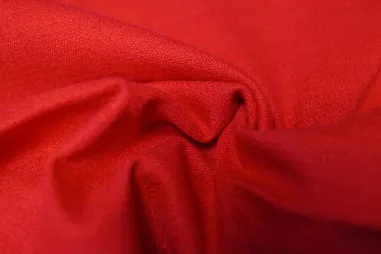 2018 - Linnen stof - Stretch linnen - rood - 0591-425