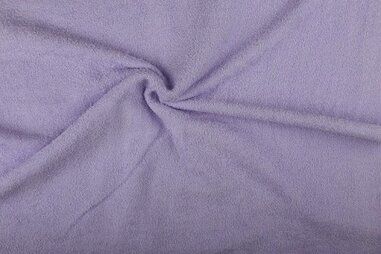 90% katoen, 10% polyester stoffen - Badstof - dubbel gelust - lila - 2900-043