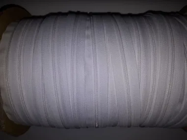 Kleinvak - Ykk rits per meter wit