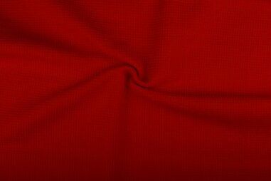 Badjas stoffen - Wafelkatoen stof - rood - 2902-015