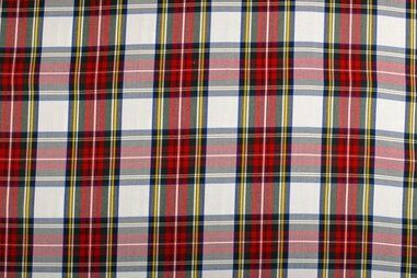 Viskose und Polyester - NB 5193-051 Schottenkaro rot/grün/weiß