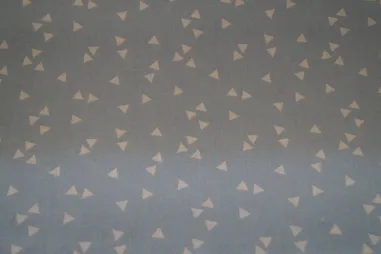 katoenen stoffen met print - Katoen stof - Triangle - lichtblauw - 4946-020