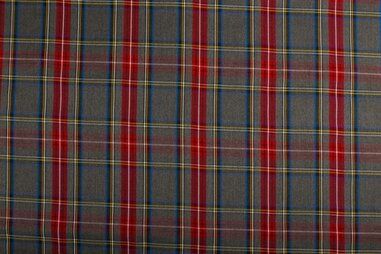 Viskose und Polyester - NB 5193-068 Schottenkaro grau 
