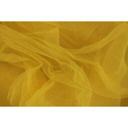 Goedkope tule stoffen - Tule stof - breed - geel - 4700-017