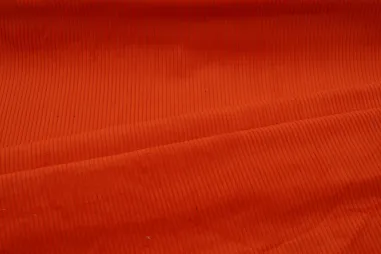 ribstoffen - Ribcord stof - grof - oranje - 3044-036
