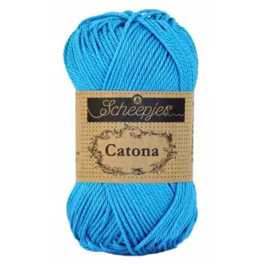 Häkeln und Stricken - Catona 146 Vivid Blue 50GR