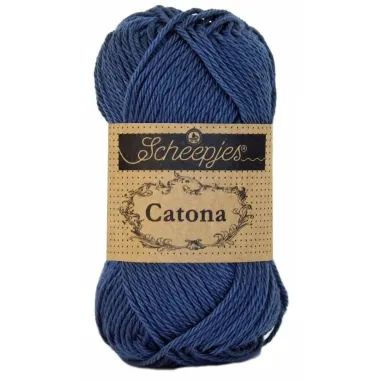 Haak- en breigaren - Catona 164 Light Navy 50GR