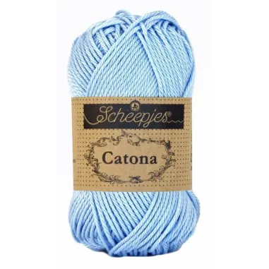Brei- en haakgaren Scheepjes CATONA 100% KATOEN - Catona 173 Bluebell 50GR