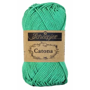 Häkeln und Stricken - Catona 241 Parrot Green 50GR
