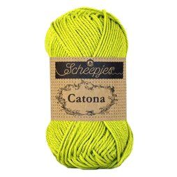 Strick- und Häkelgarne - Catona 245 Green Yellow 50GR