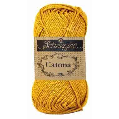 Häkeln und Stricken - Catona 249 Saffron 50G