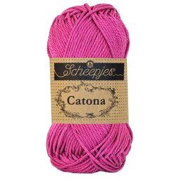 Strick- und Häkelgarne - Catona 251 Garden Rose 50GR