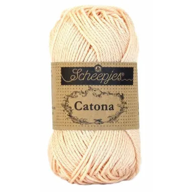 Brei- en haakgaren Scheepjes CATONA 100% KATOEN - Catona 255 Nude 50GR